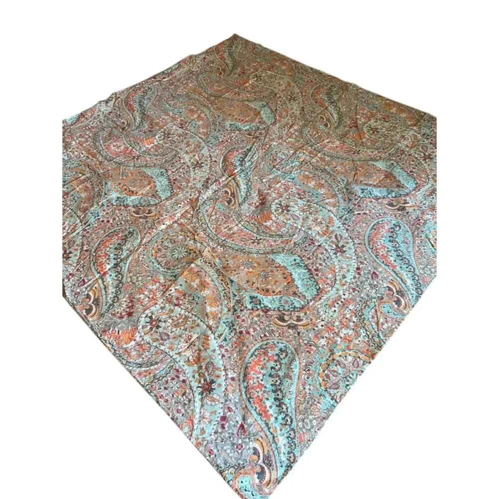 Pottery Barn F/Q Organic Cotton Paloma Paisley Duvet Cover 2 Standard Shams Bed